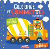 Mon p'tit hemma - coloriage et gommettes pour les petits - sur le chantier - + de 300 gommettes repositionnables
