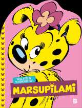 Mes premières gommettes : bonjour, marsupilami (rose)