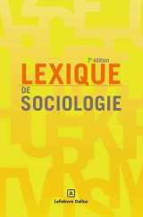 Lexique de sociologie. 7e éd.