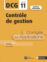 Contrôle de gestion - dcg - epreuve 11 - corrigés des applications - 2019