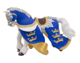 Cheval du roi arthur bleu papo