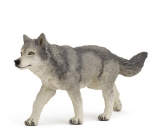 Figurine louve grise