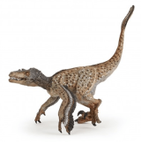 Figurine dinosaure velociraptor a plumes