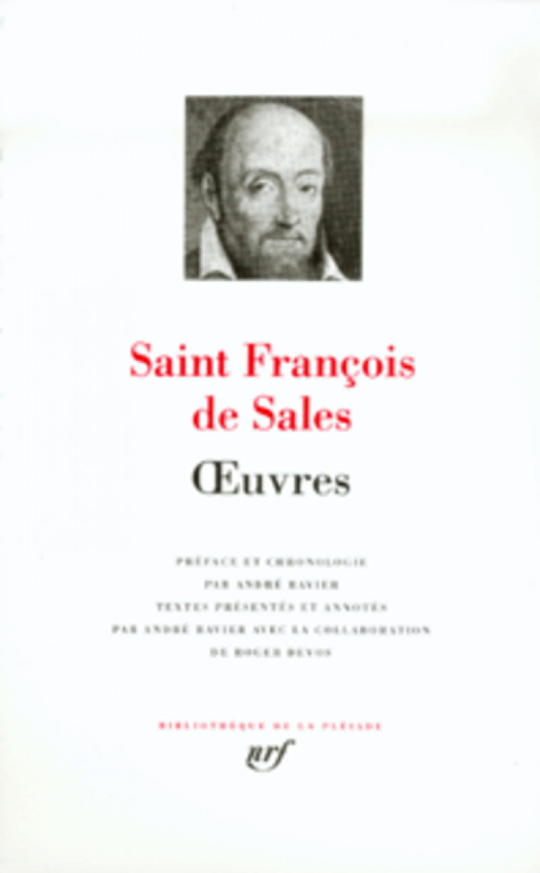 OEUVRES - FRANCOIS DE SALES S. - GALLIMARD