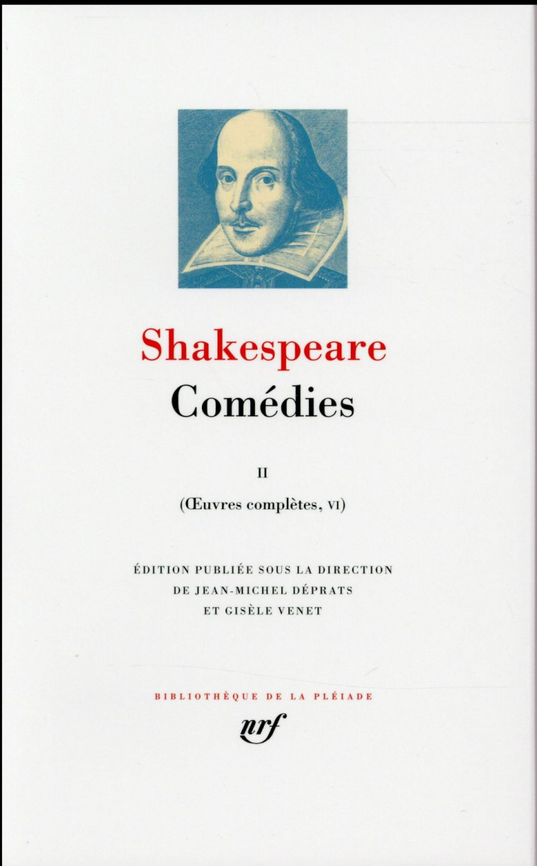 OEUVRES COMPLETES - V-VII - COMEDIES - VOL02 - SHAKESPEARE WILLIAM - Gallimard