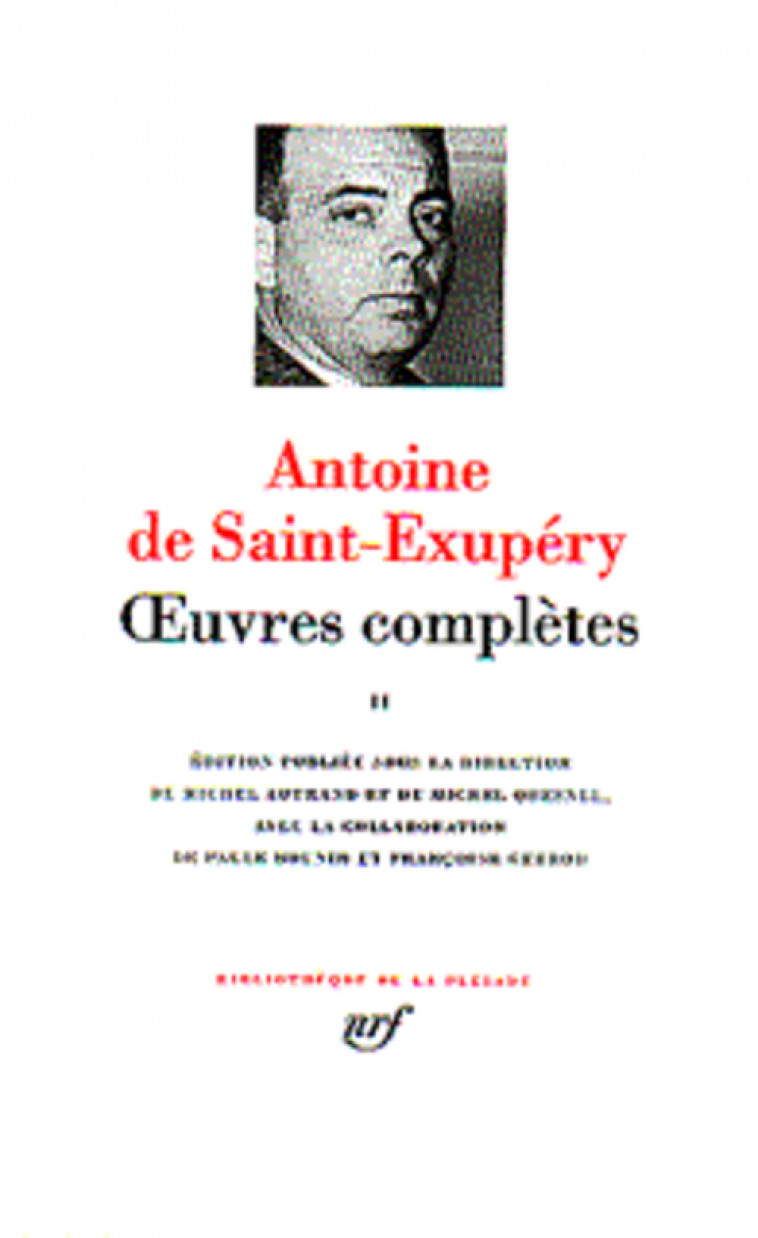 OEUVRES COMPLETES - VOL02 - SAINT-EXUPERY A D. - GALLIMARD