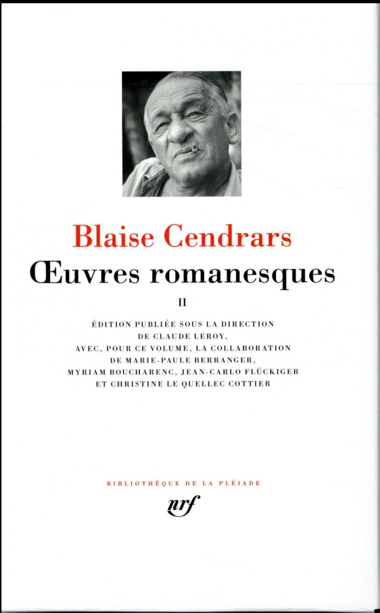 OEUVRES ROMANESQUES/POESIES COMPLETES - VOL02 - CENDRARS BLAISE - Gallimard