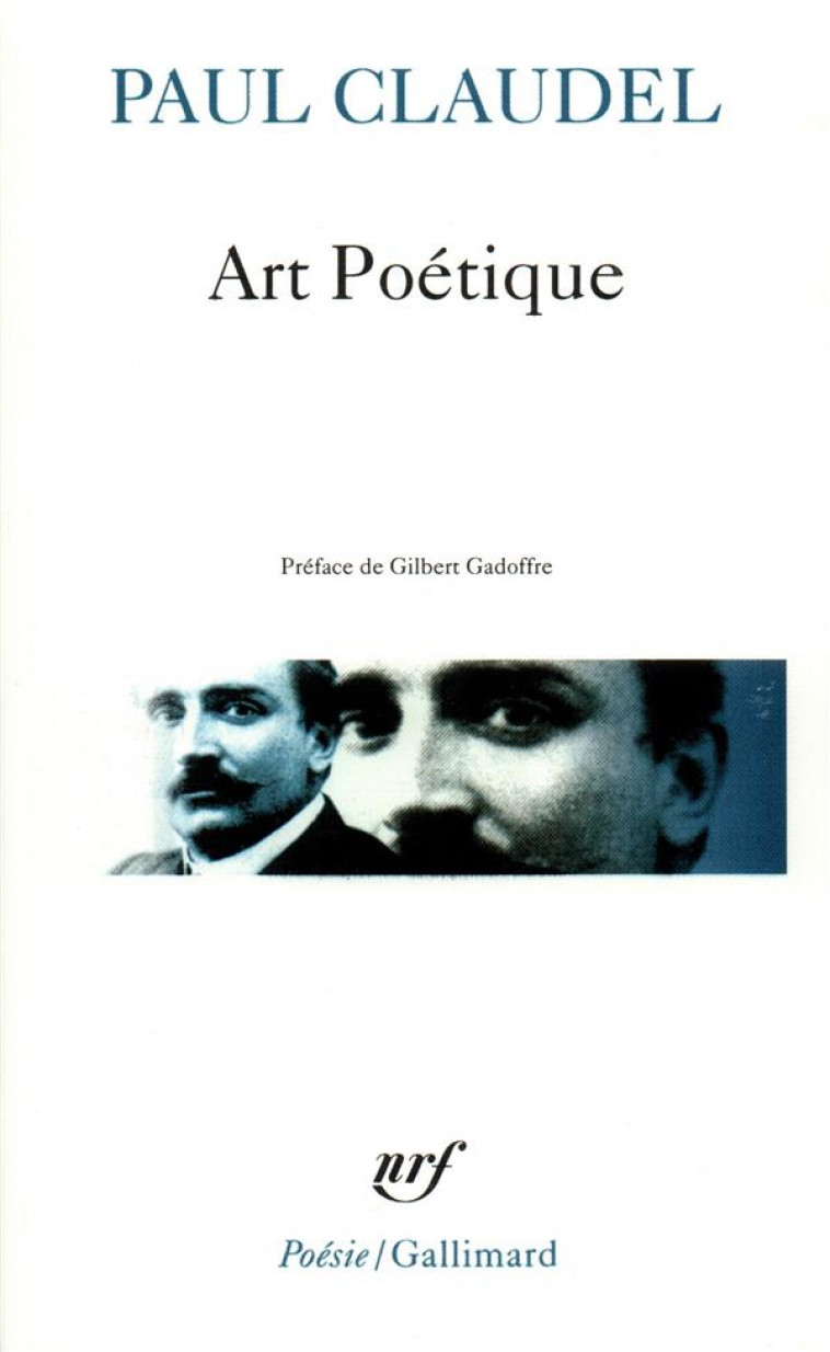ART POETIQUE - CLAUDEL PAUL - GALLIMARD