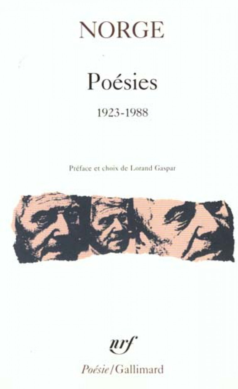 POESIES - (1923-1988) - NORGE - GALLIMARD