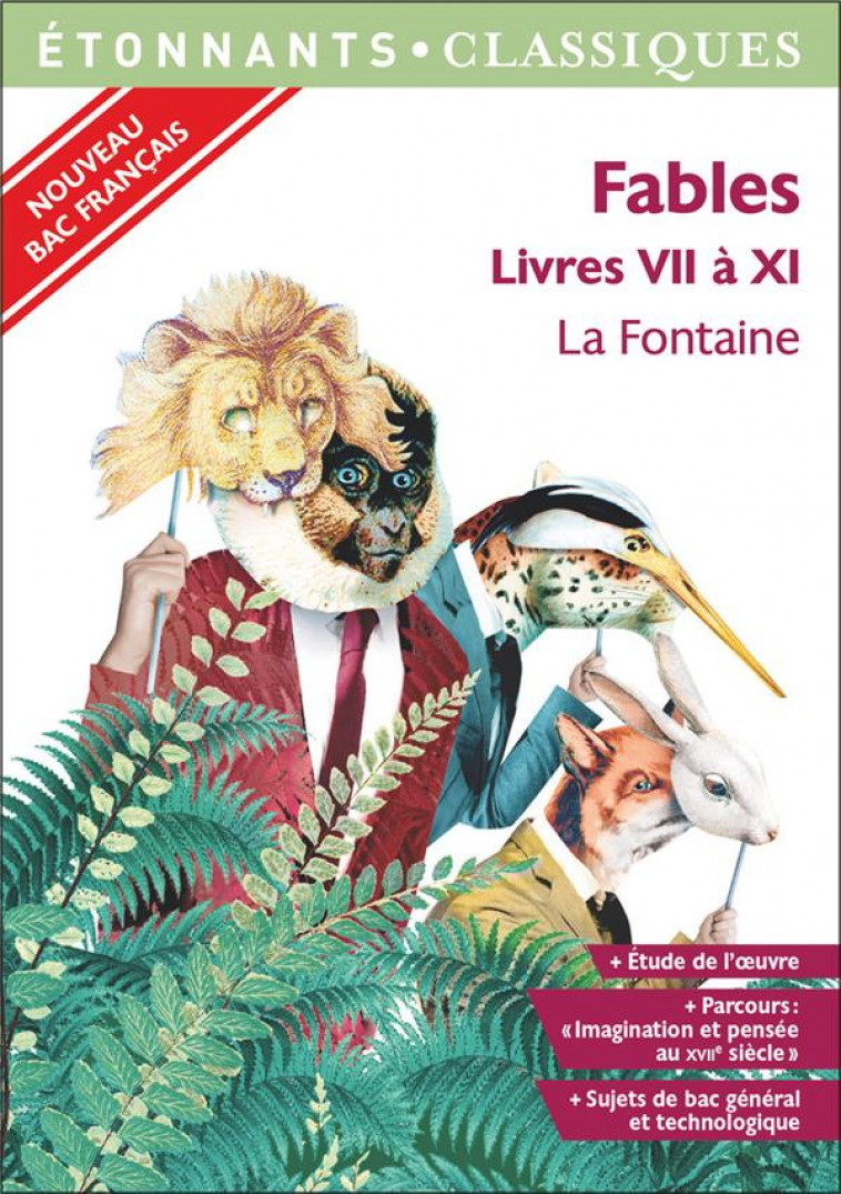 FABLES - LIVRES VII A XI - LA FONTAINE JEAN DE - FLAMMARION