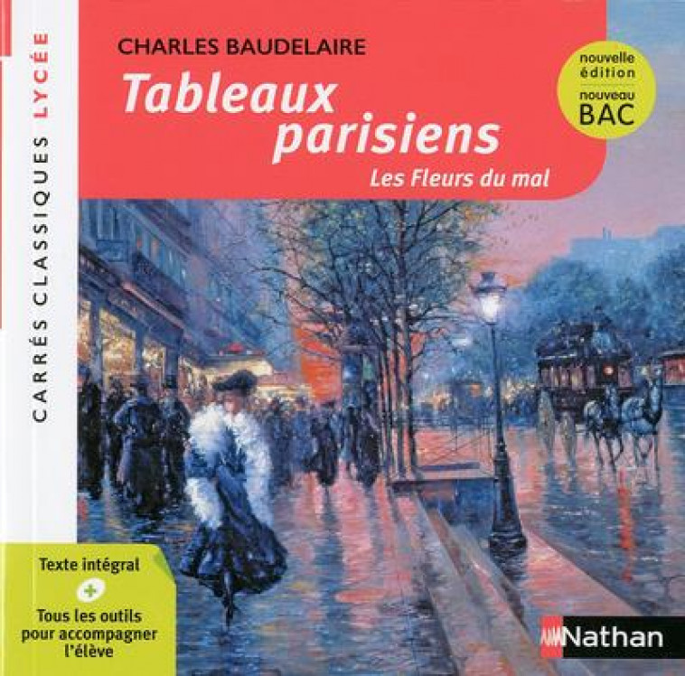 TABLEAUX PARISIENS LES FLEURS DU MAL - NUMERO 95 - BAUDELAIRE CHARLES - CLE INTERNAT