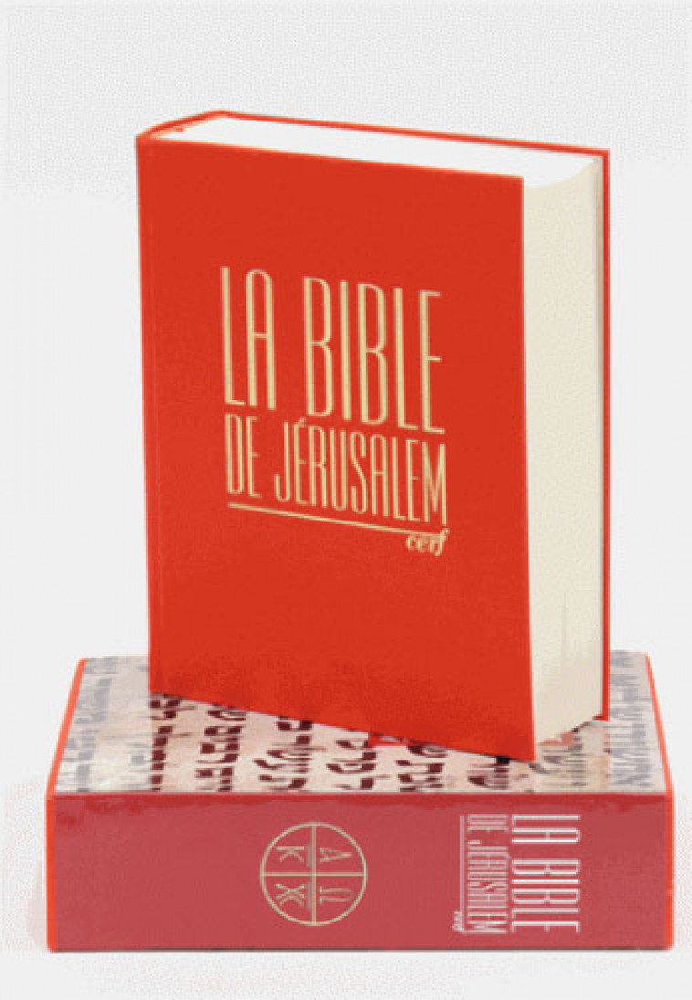 LA BIBLE DE JERUSALEM - MAJOR TOILE ROUGE - EBAF - CERF