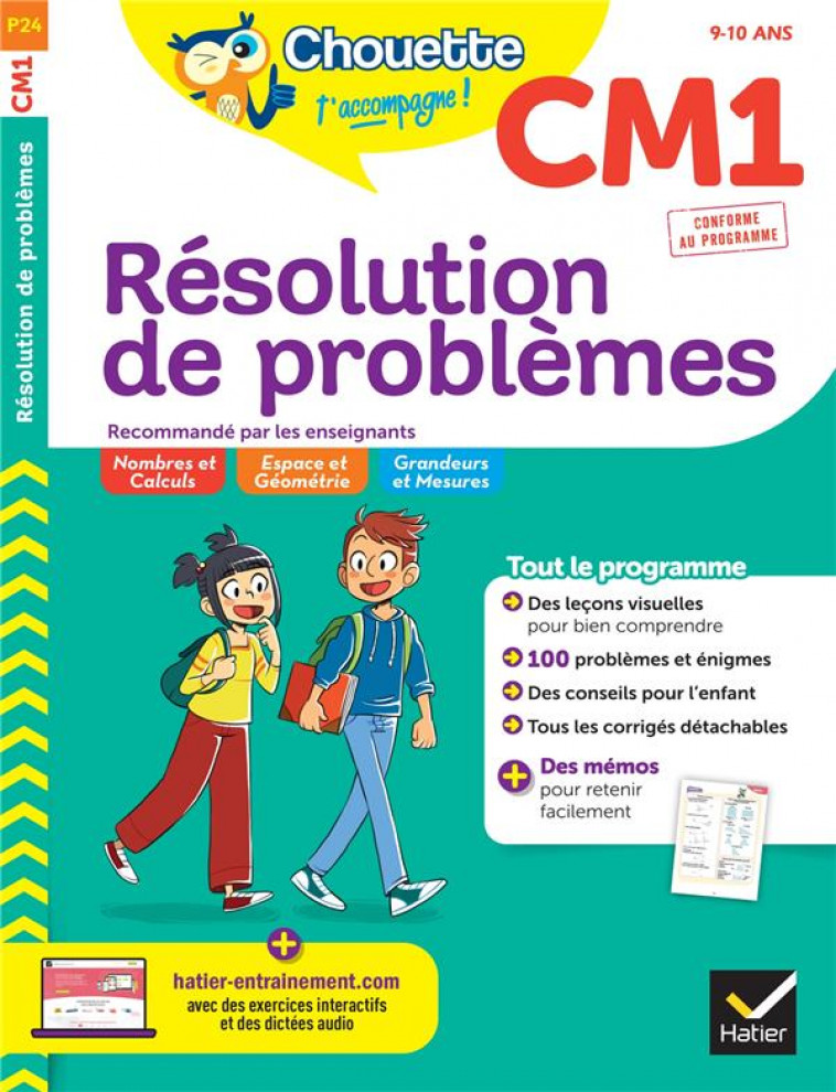 RESOLUTION DE PROBLEMES CM1 - BIA JEANNE - HATIER SCOLAIRE