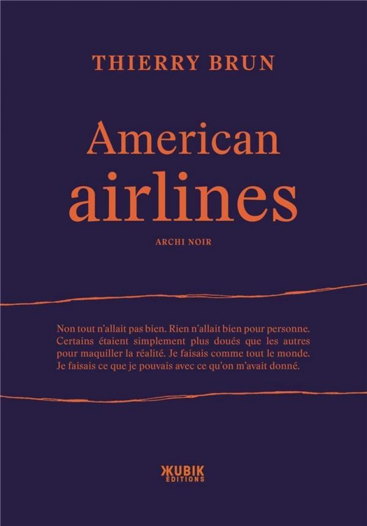 AMERICAN AIRLINES - BRUN THIERRY - KUBIK