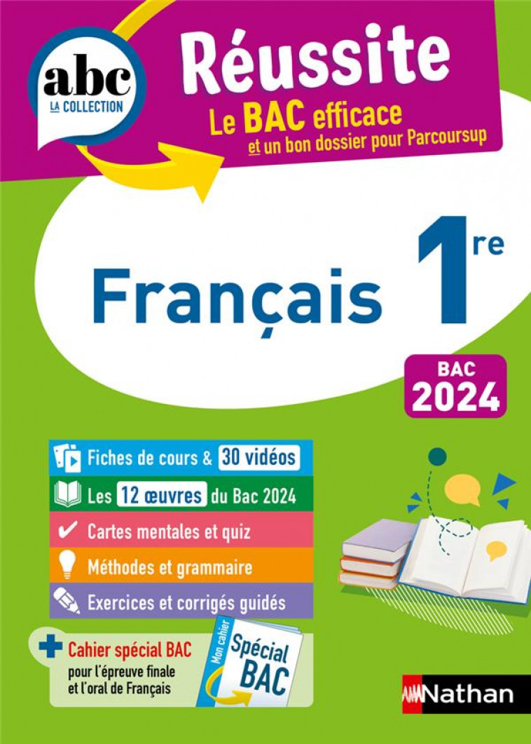 ABC REUSSITE FRANCAIS 1RE - CAHEN FRANCOISE - CLE INTERNAT