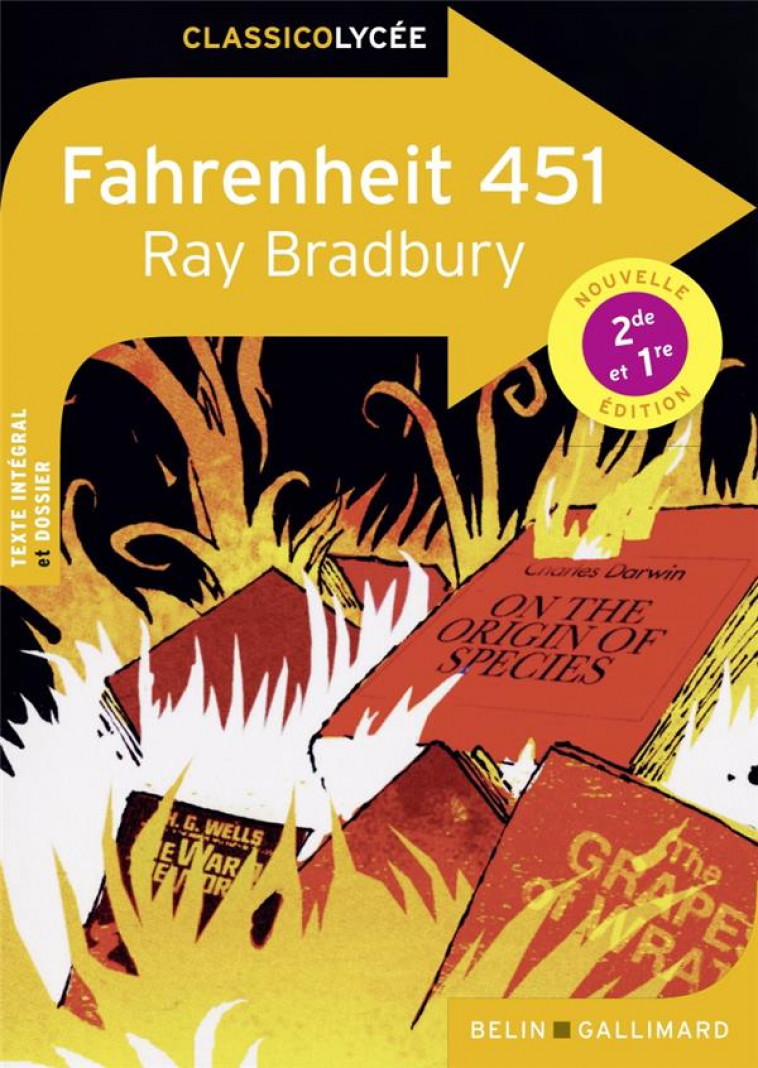 FAHRENHEIT 451 DE RAY BRADBURY - BRADBURY/VIALLET - BELIN
