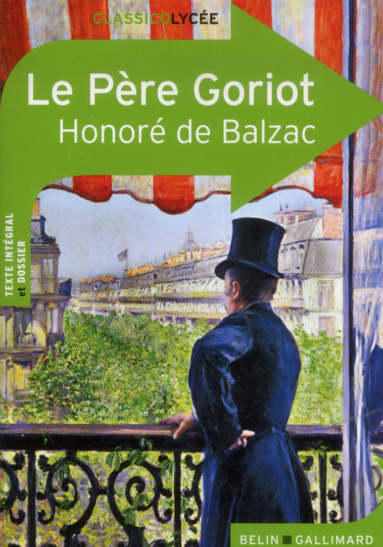 LE PERE GORIOT - DE BALZAC HONORE - Belin
