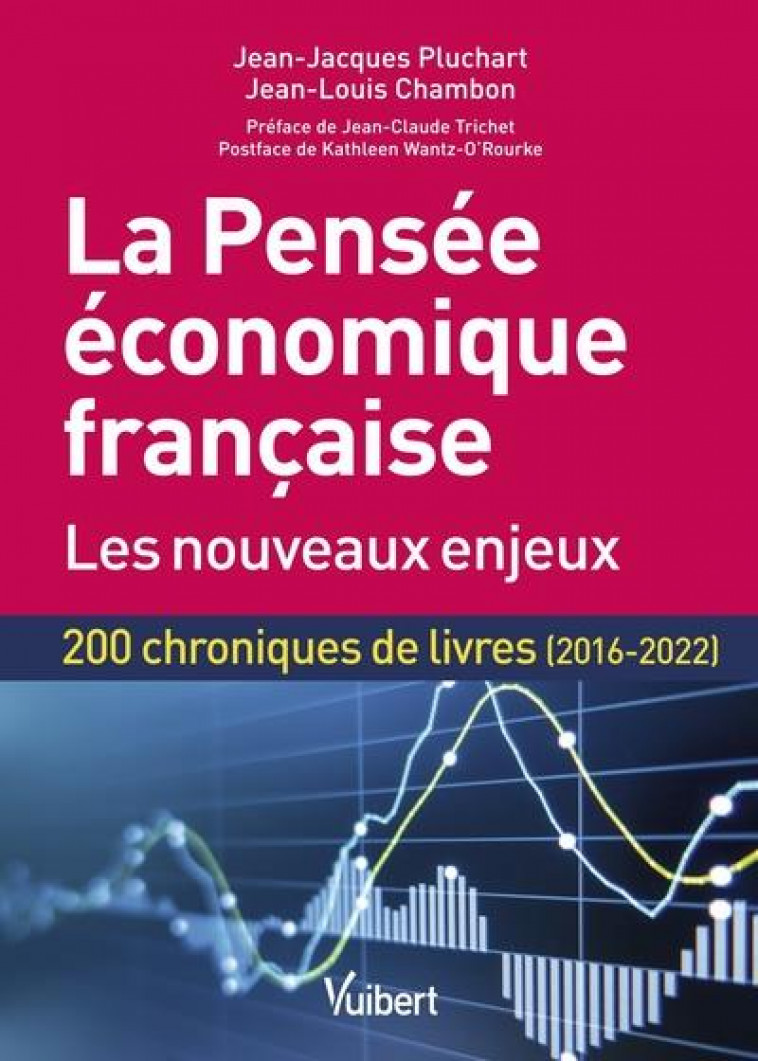LA PENSEE ECONOMIQUE FRANCAISE : LES NOUVEAUX ENJEUX - 200 CHRONIQUES DE LIVRES (2016-2022) - CHAMBON/PLUCHART - VUIBERT