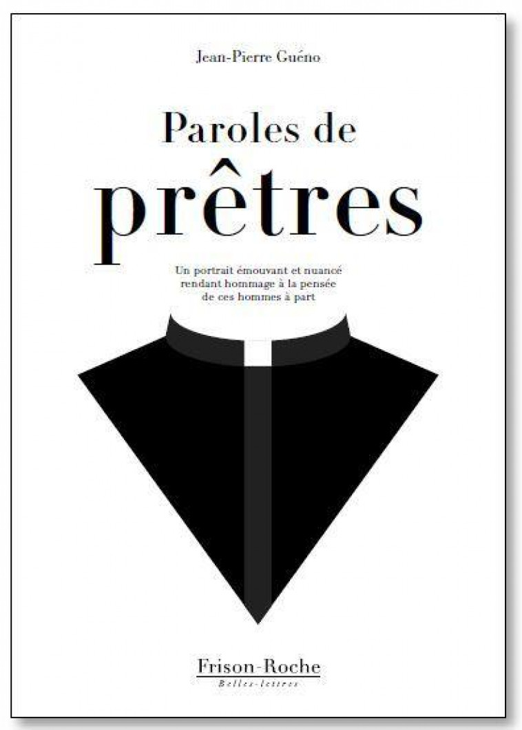 PAROLES DE PRETRES - GUENO JEAN-PIERRE - BOOKS ON DEMAND