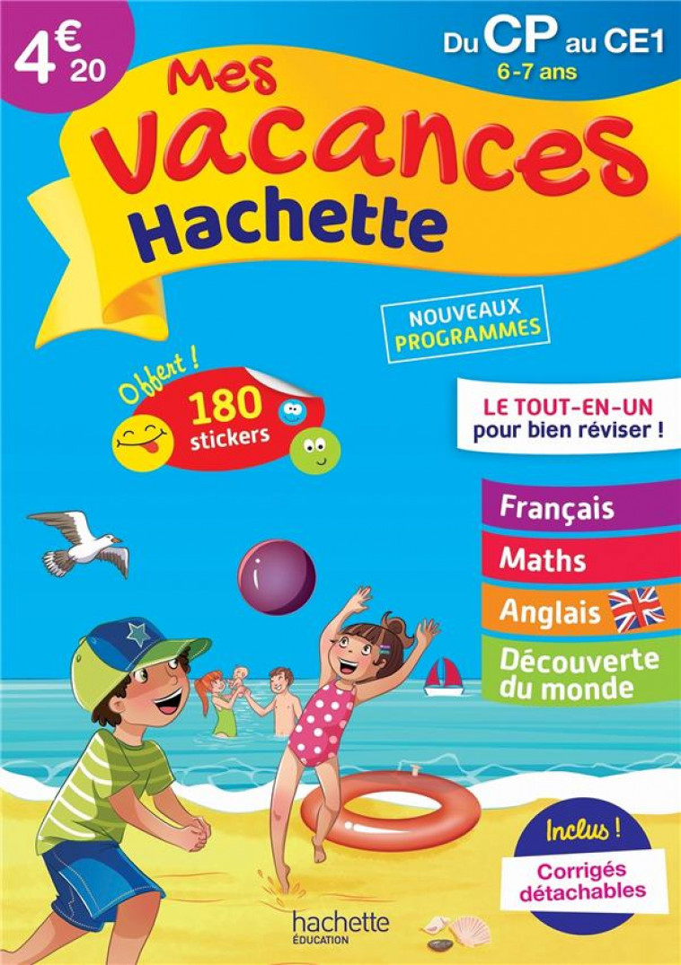 MES VACANCES HACHETTE - DU CP AU CE1 - CAHIER DE VACANCES 2022 - SIMON/ROCARD/BERLION - HACHETTE