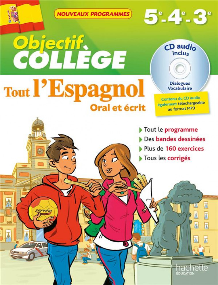 OBJECTIF COLLEGE - TOUT L-ESPAGNOL - 5E - 4E ET 3E - COLLECTIF - Hachette Education