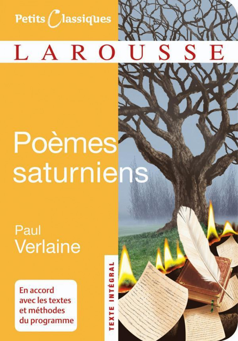 POEMES SATURNIENS - VERLAINE PAUL - LAROUSSE