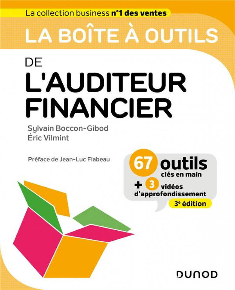 LA BOITE A OUTILS DE L-AUDITEUR FINANCIER - 3E ED. - BOCCON-GIBOD/VILMINT - DUNOD