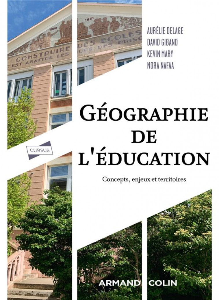 GEOGRAPHIE DE L-EDUCATION - CONCEPTS, ENJEUX ET TERRITOIRES - DELAGE/GIBAND/MARY - NATHAN
