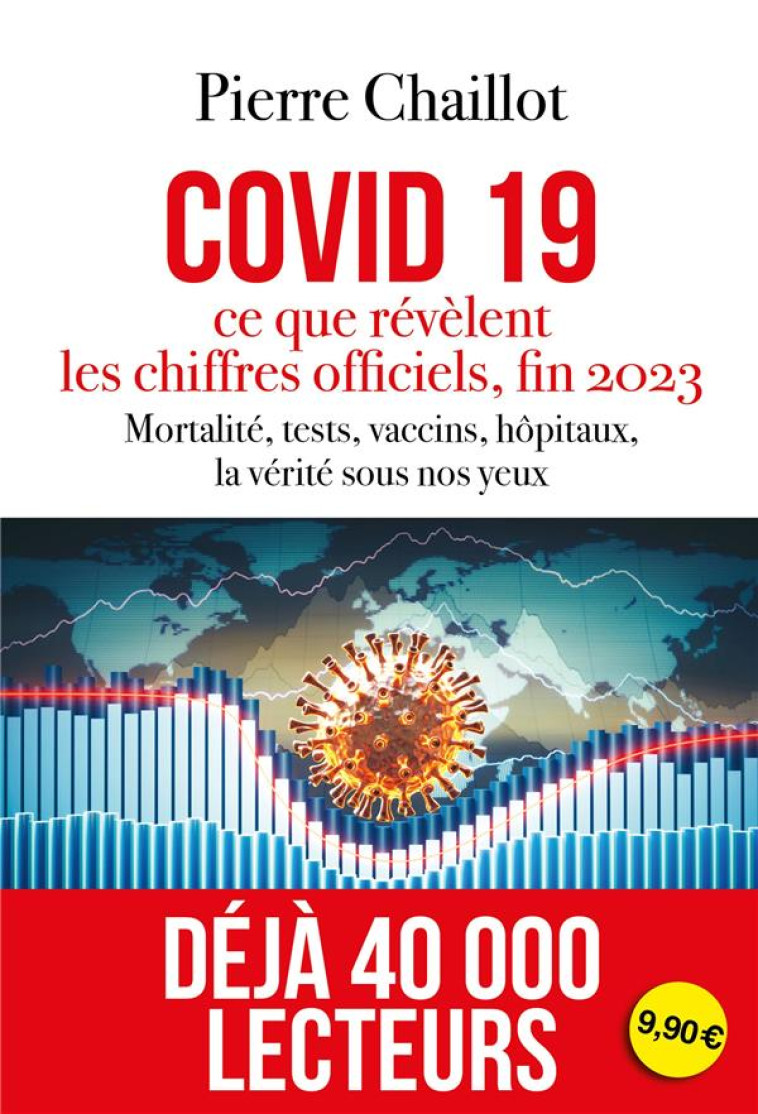 COVID 19, CE QUE REVELENT LES CHIFFRES OFFICIELS FIN 2023 : MORTALITE, TESTS, VACCINS, HOPITAUX, LA VERITE SOUS NOS YEUX - CHAILLOT PIERRE - EDITIONS DU TOUCAN