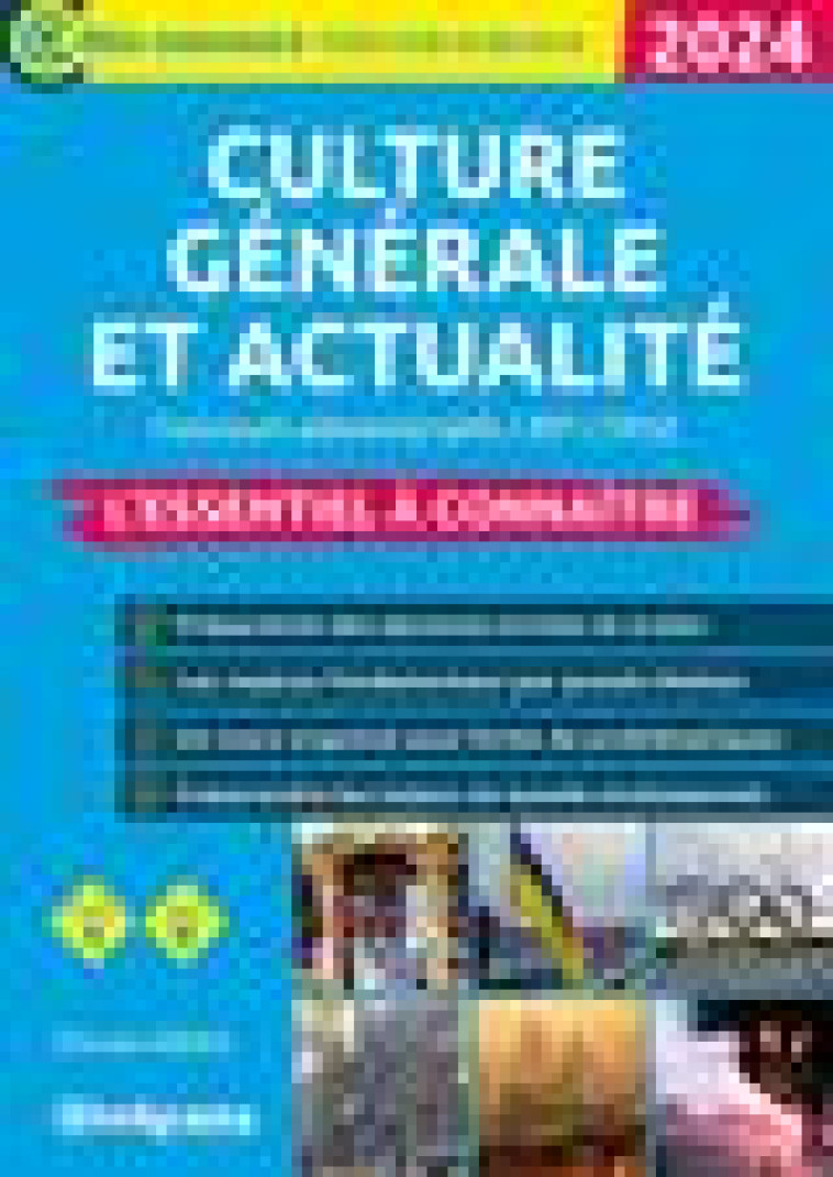 CULTURE GENERALE ET ACTUALITE : L'ESSENTIEL A CONNAITRE  -  CONCOURS ADMINISTRATIFS (EDITION 2024) - MERLE THOMAS - STUDYRAMA