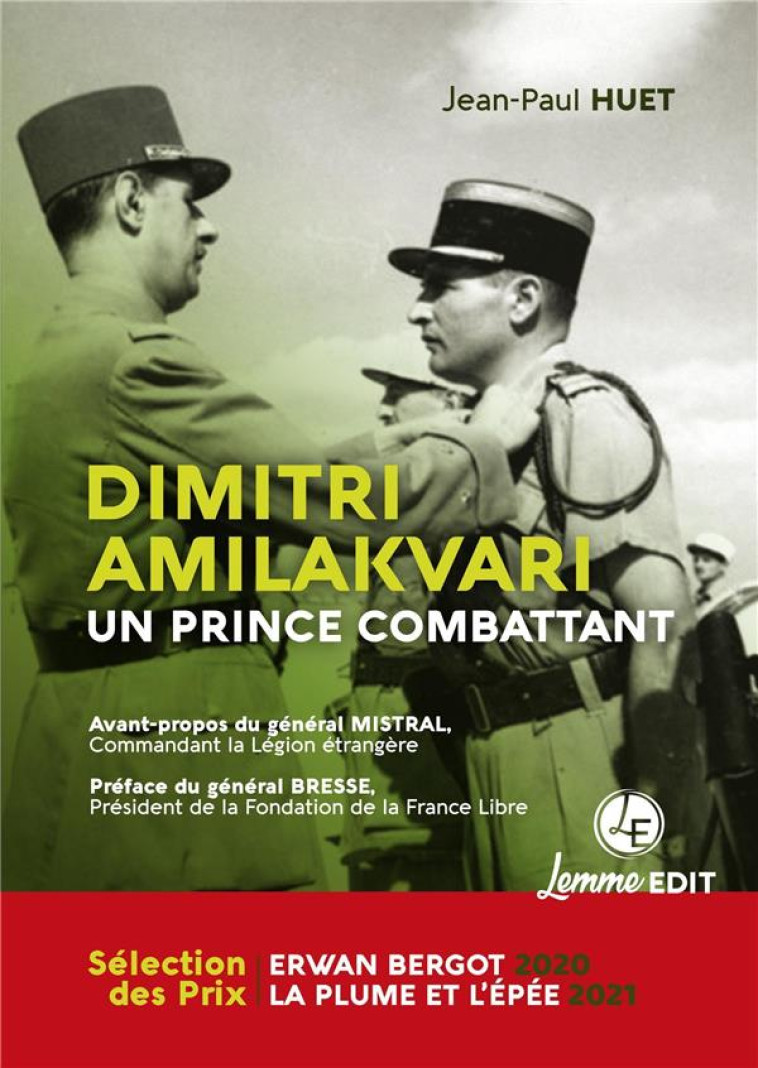 DIMITRI AMILAKVARI, UN PRINCE COMBATTANT - HUET JEAN-PAUL - BOOKS ON DEMAND